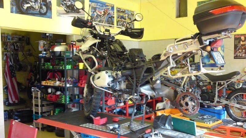 BMW GS szervíz kép