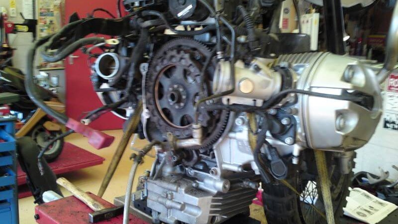 BMW GS szervíz kép